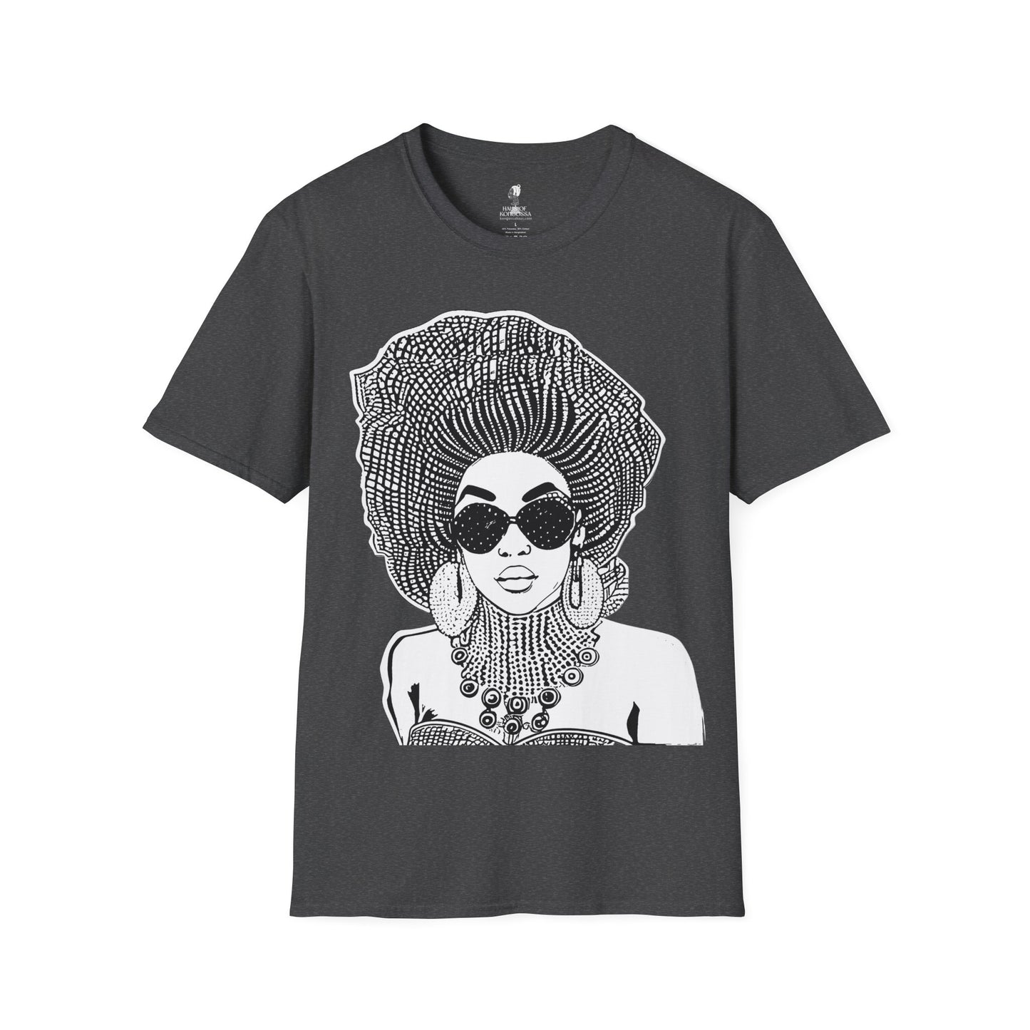 Madame Headtie(BW) -  Unisex Softstyle T-shirt