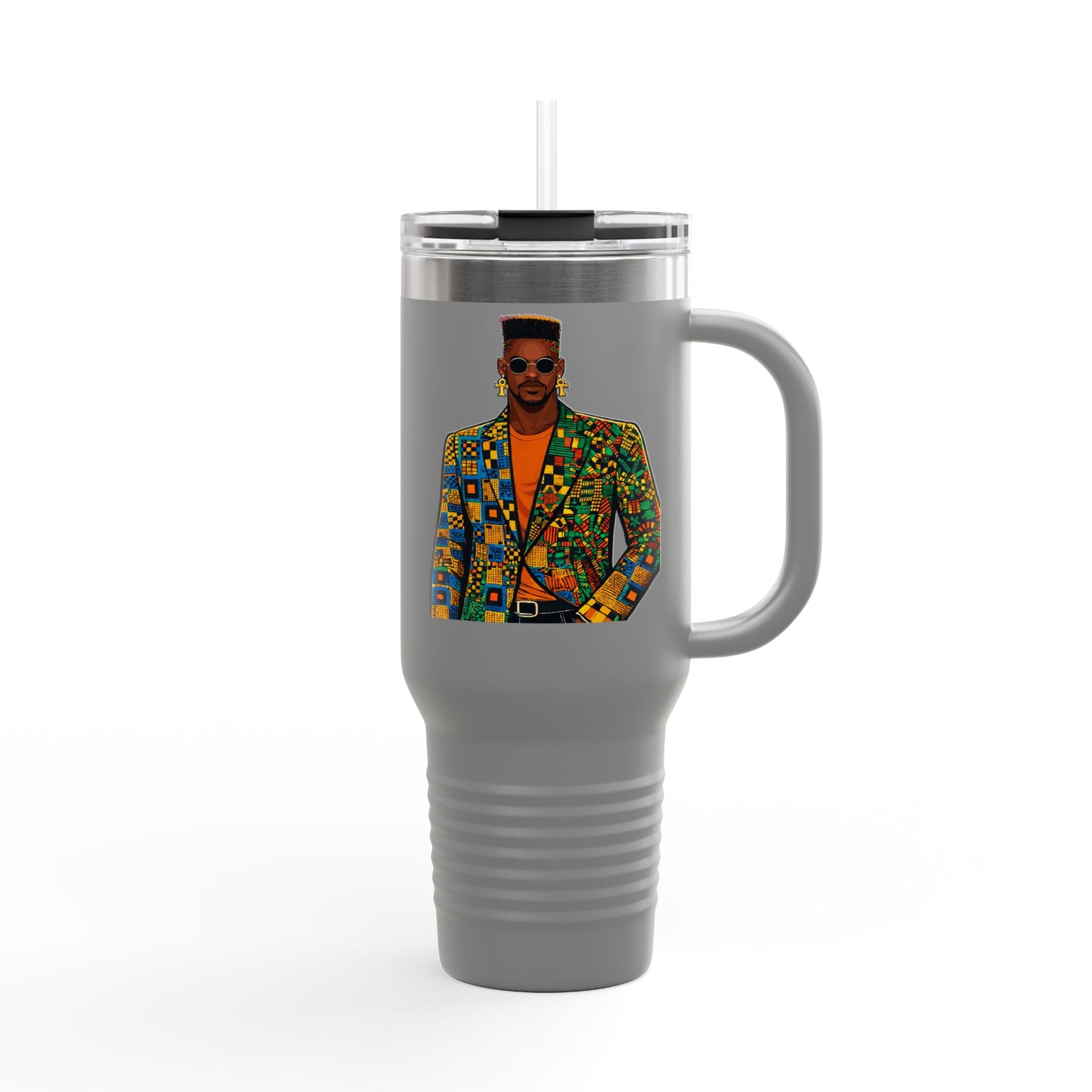 Hustler ever Sleeps Personalized Insulated Travel Mug, 40oz, Stylish Travel Companion, Premium Coffee Mug, Gifts for Him