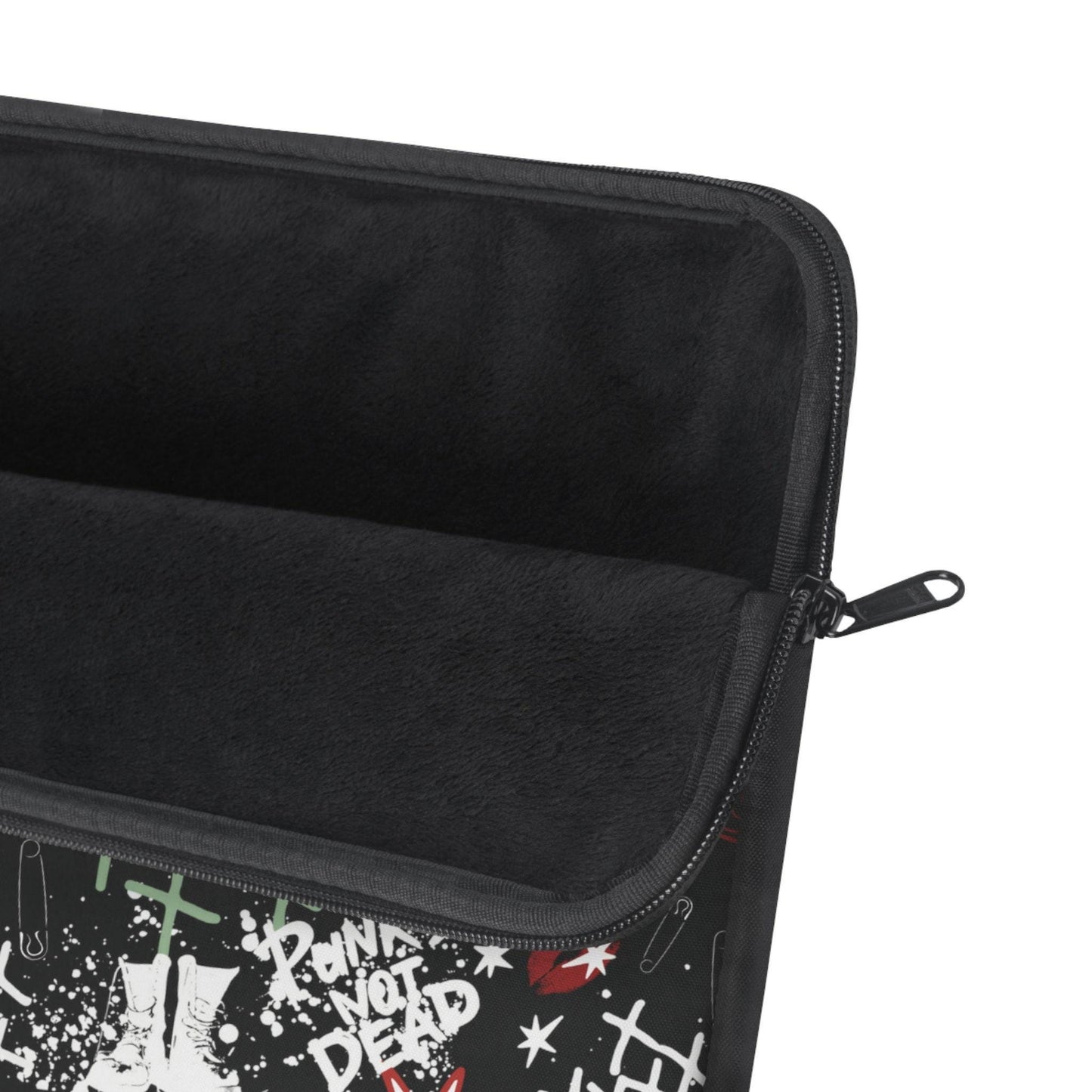 Punk Rock Laptop Sleeve: Stylish Polyester Protector