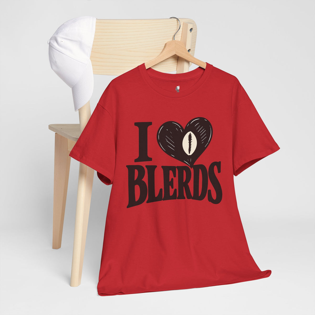 I Heart Blerds Unisex Heavy Cotton T-Shirt | Nerd Pride Tee, Geek Culture