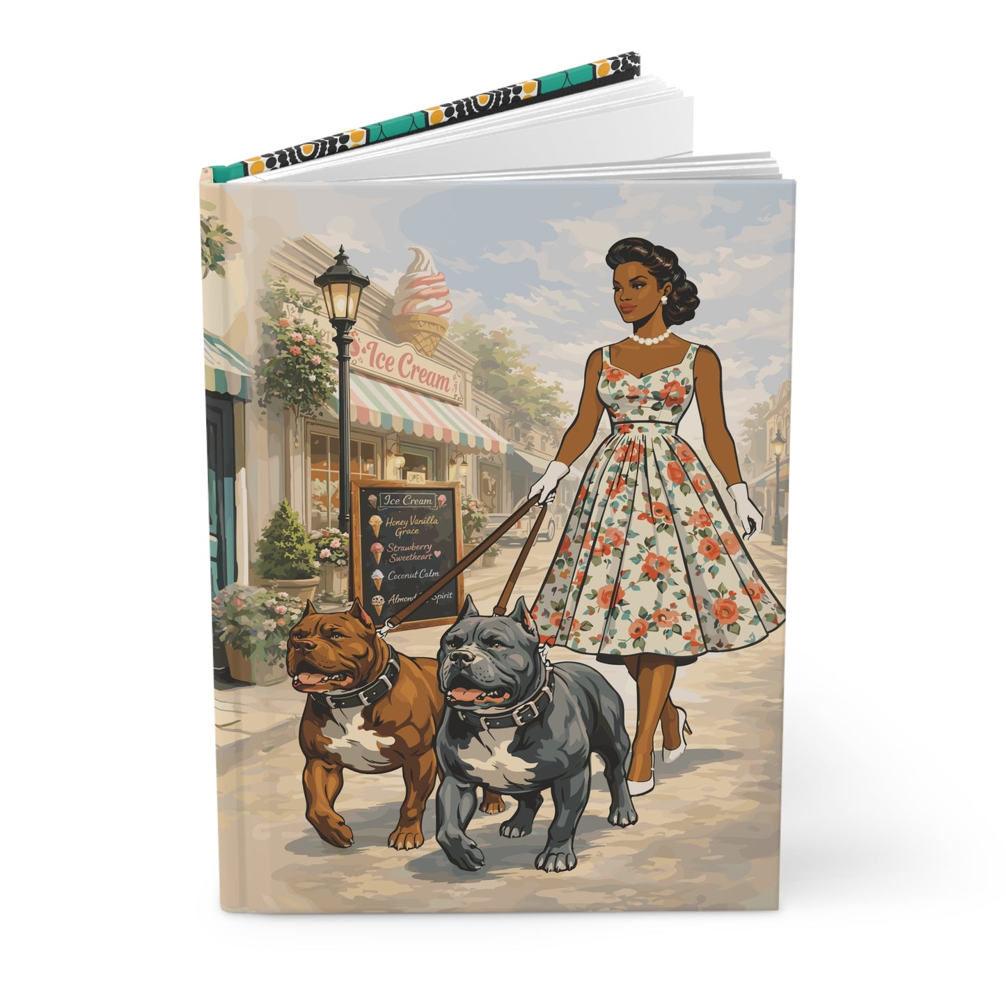 Strut, Scoops & Pups Hardcover Matte Journal Matte, Mother's Day thoughts Loading