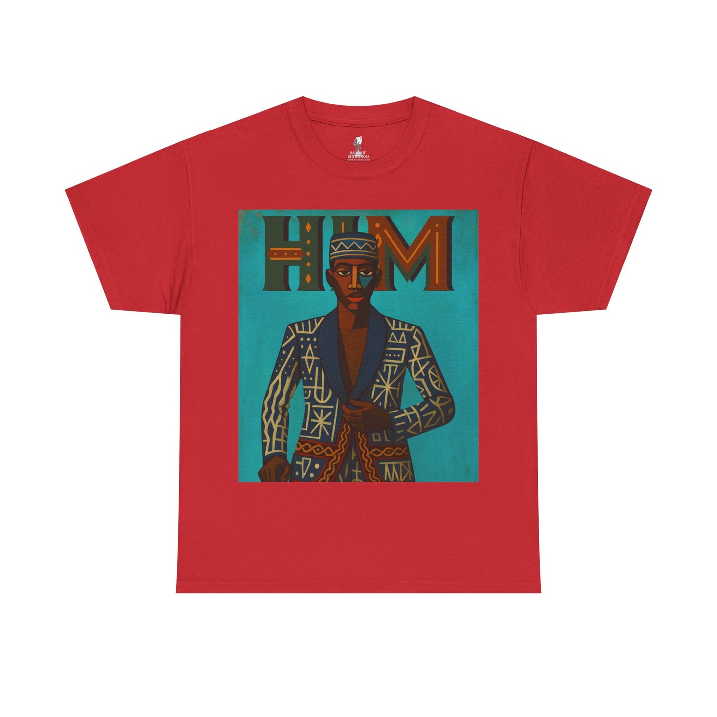 I am HIM Father's Day T-Shirt for African Art Lovers, Afrocentric Clothing, African Heritage Top