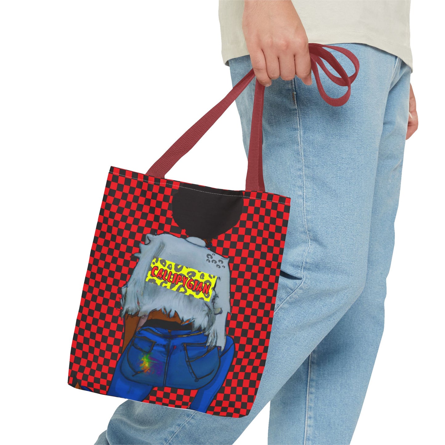 Callipygian Girl and Don't Touch my Hair Two-Sided Tote Bag (AOP)