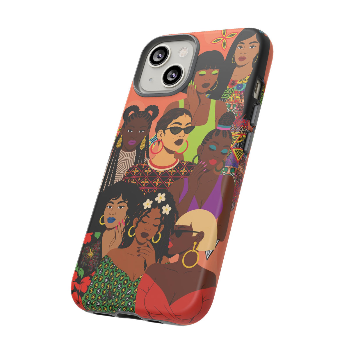 Black Girl Magic Collage Phone Case, African Art Design, Stylish Protective Cover for Samsung and iPhone, Unique Accessory, Gift Idea