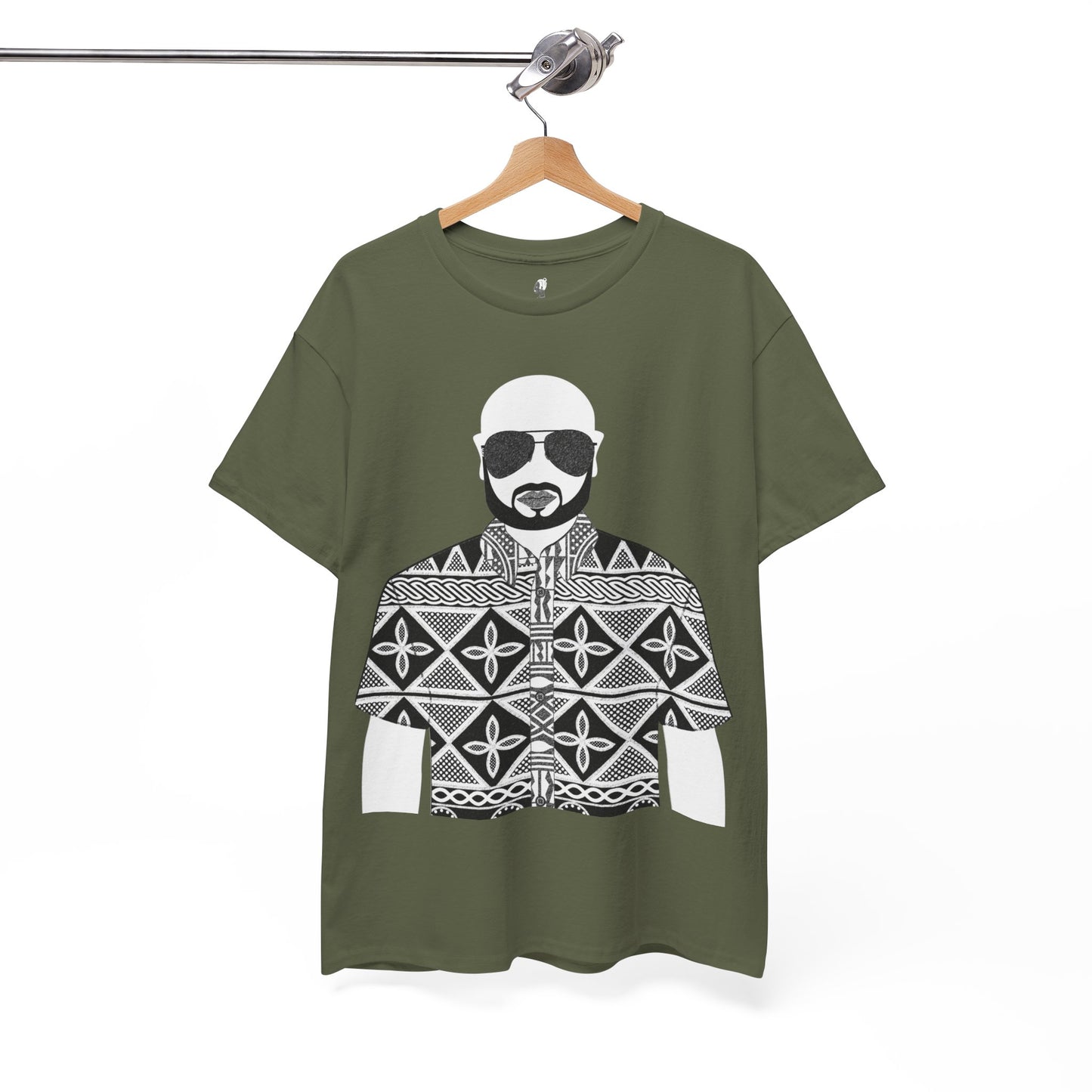 Le Monsieur(BW) in Toghu Unisex Heavy Cotton Tee