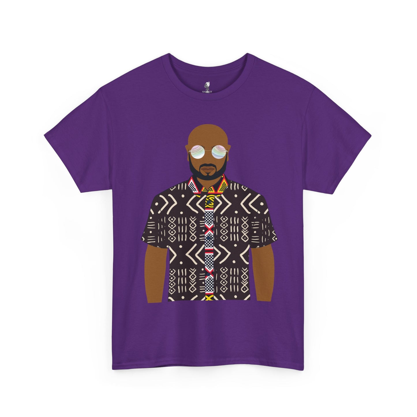 Le Monsieur Mudcloth Unisex Heavy Cotton Tee