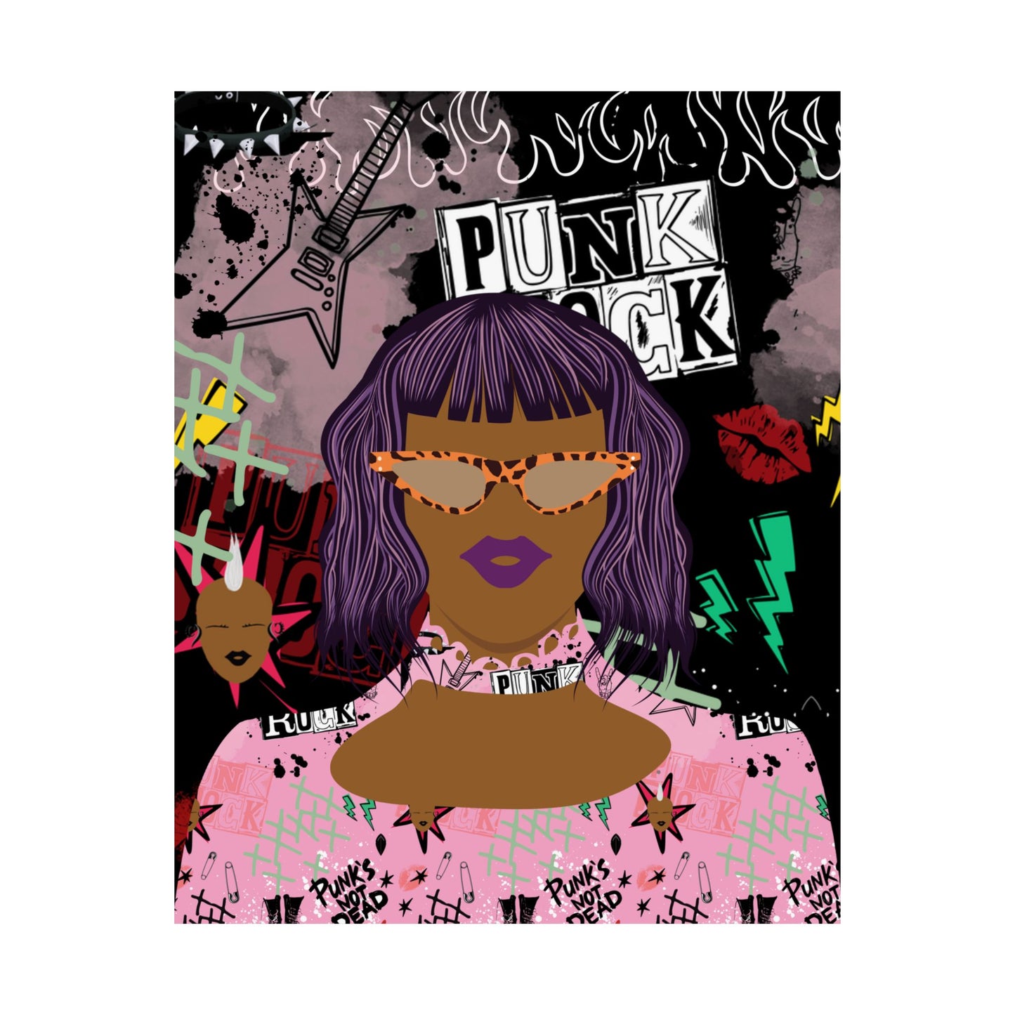 Anum in Punk Premium Matte Vertical Posters