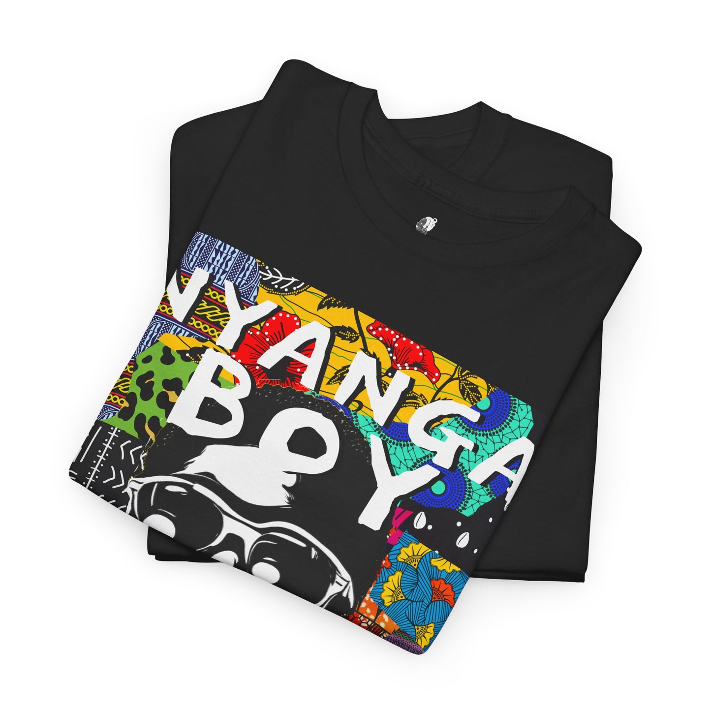 Nyanga Boy Unisex T-Shirt for African Art Lovers, Afrocentric Clothing, African Heritage Top, Tee for Men and Women - Front Design