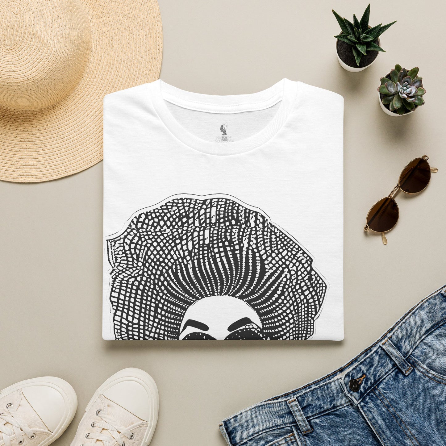 Madame Headtie(BW) -  Unisex Softstyle T-shirt