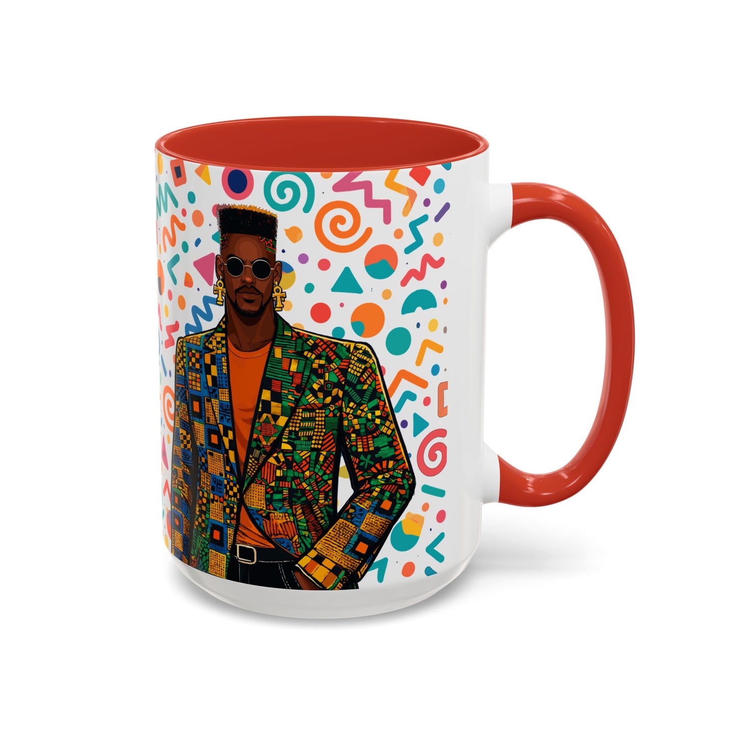 Personalized, Hustle Never Sleeps Two-Tone Ceramic Mug  (6 Colors , 11oz & 15oz)