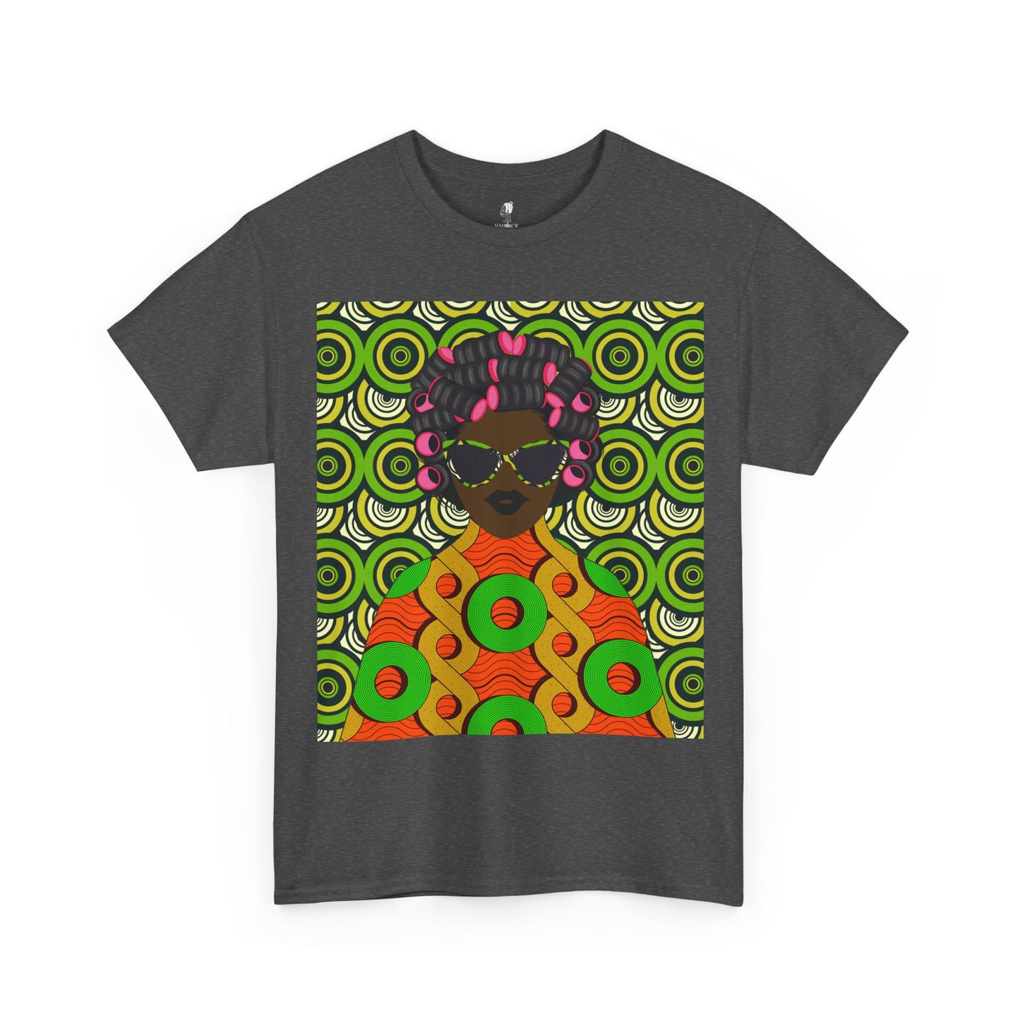 Chantal Circles Unisex T-Shirt for African Art Lovers, Afrocentric Clothing, African Heritage Top, Tee for Men and Women