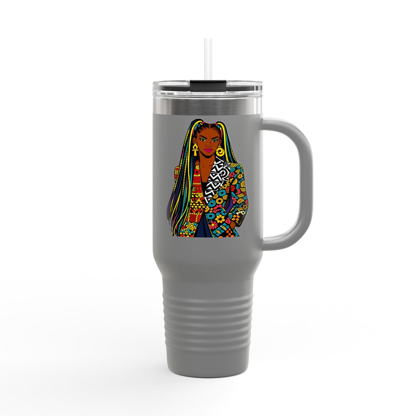 Effortless Personalized Insulated Travel Mug, 40oz - Stylish Travel Companion, Premium Coffee Mug, Perfect for Road Trips, Gifts for Her