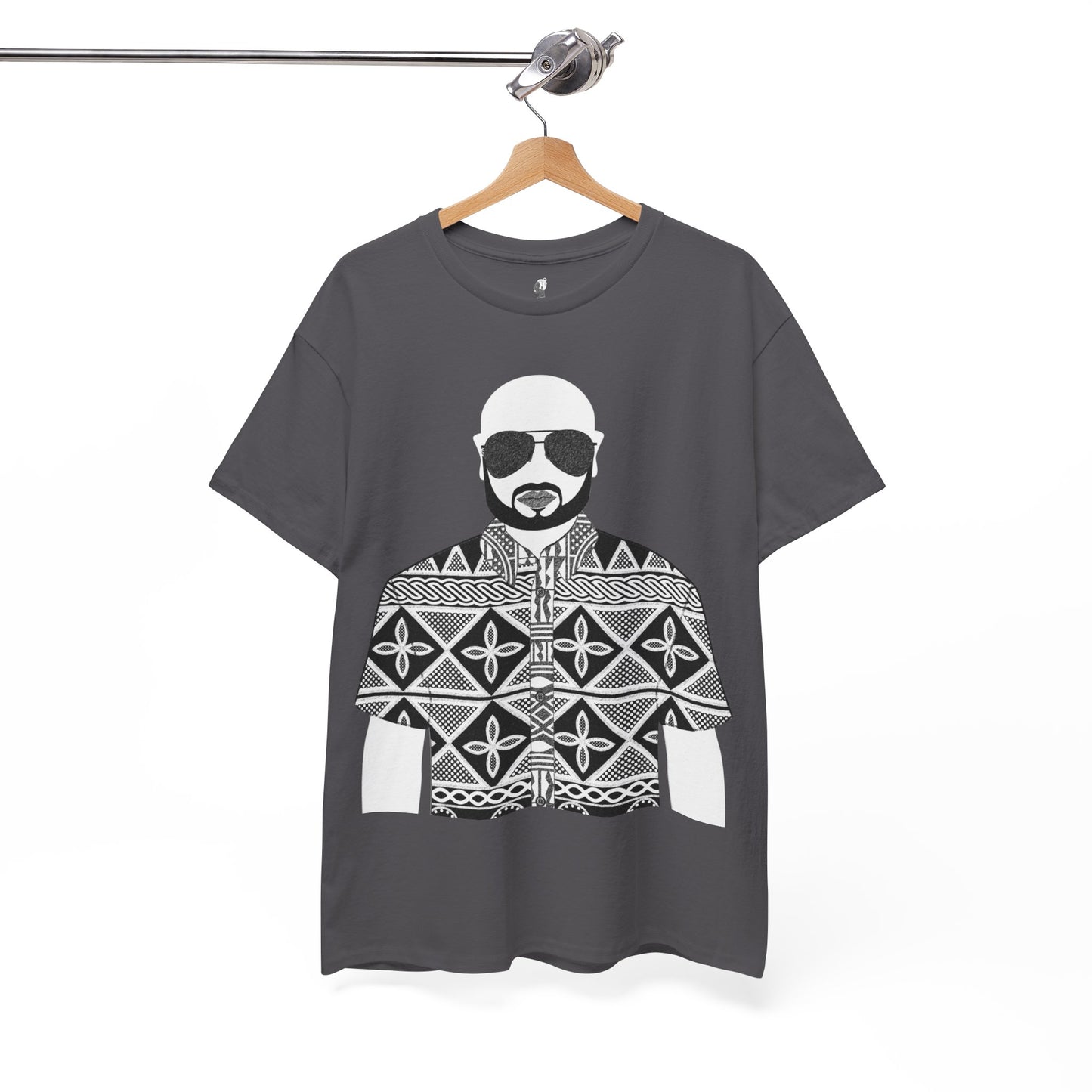 Le Monsieur(BW) in Toghu Unisex Heavy Cotton Tee