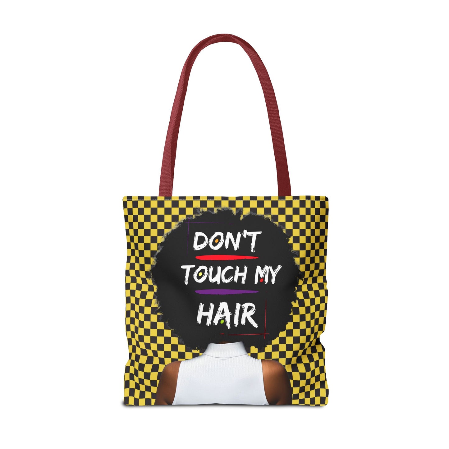 Callipygian Girl and Don't Touch my Hair Two-Sided Tote Bag (AOP)