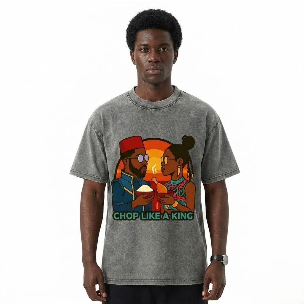 We Like Fo Chop Unisex Heavyweight Vintage Washed T-shirt
