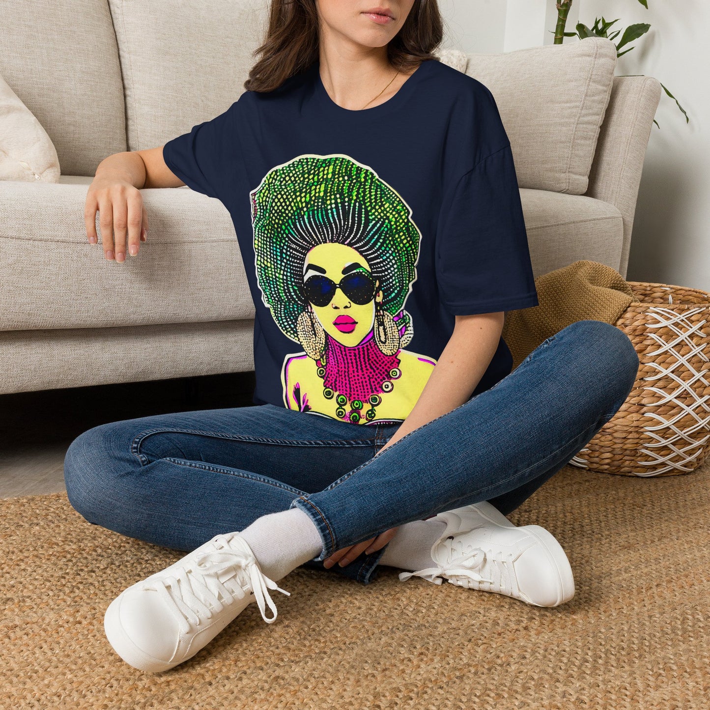 Madame Headtie(Color)  -  Unisex Softstyle T-Shirt