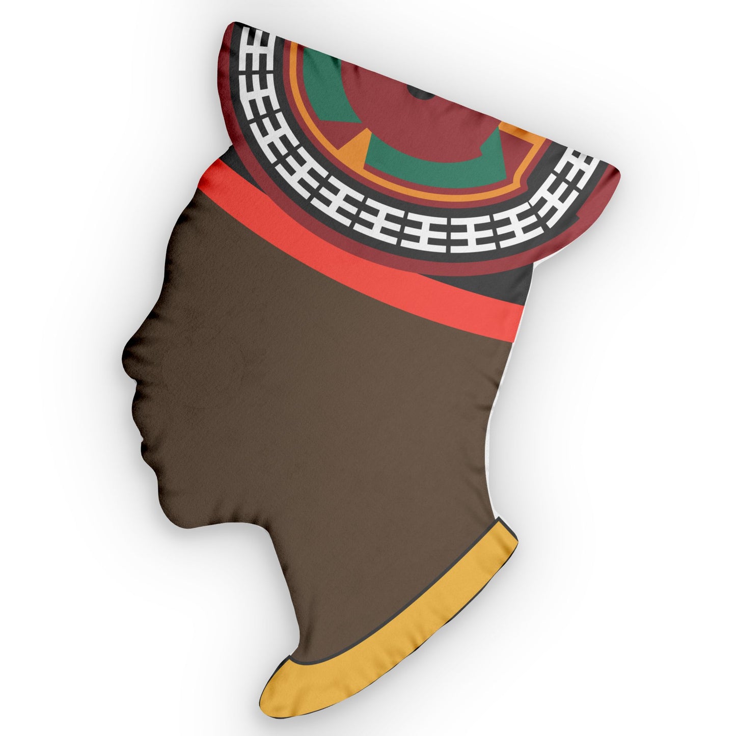 Custom Shaped Pillow, Man in Bamenda Hat