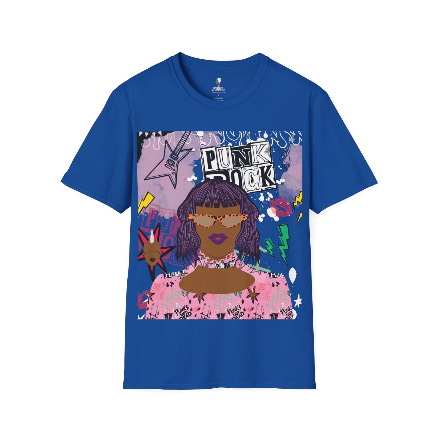 Anum in Punk  - With Back Design - Unisex Softstyle T-Shirt