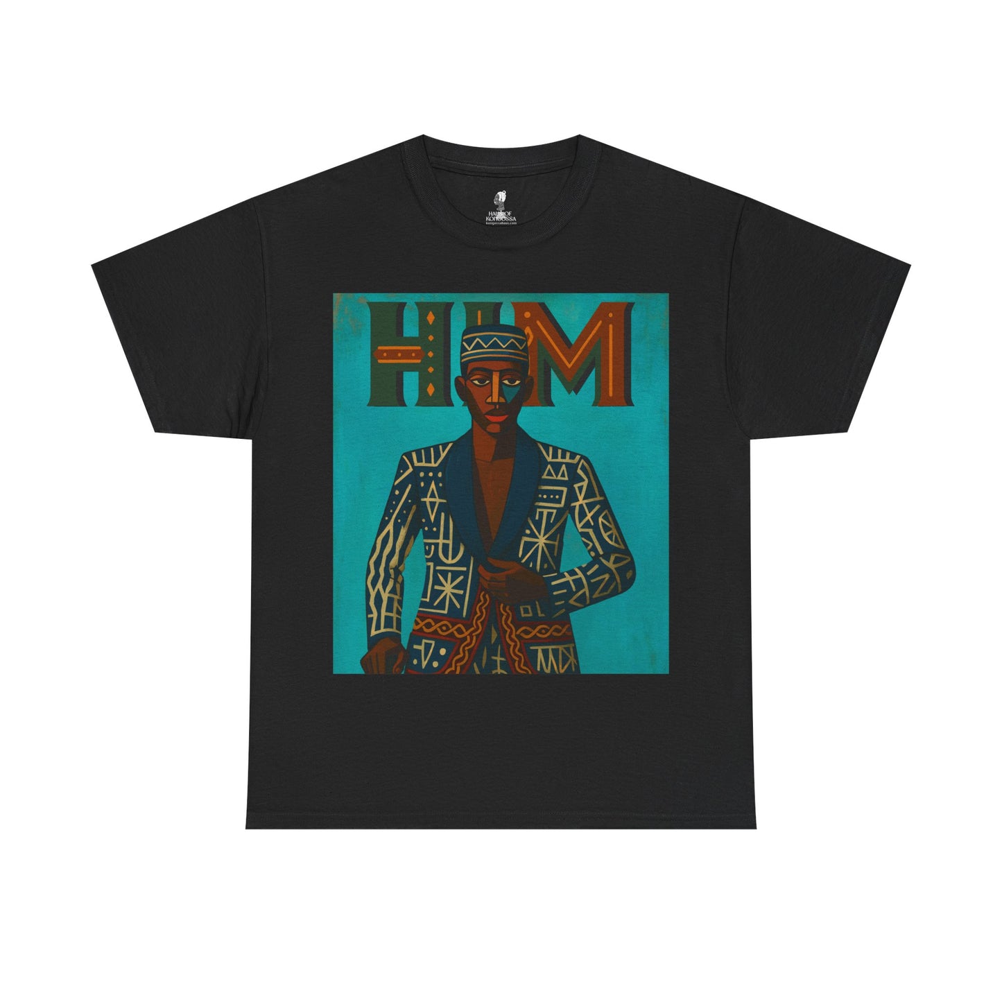 I am HIM Father's Day T-Shirt for African Art Lovers, Afrocentric Clothing, African Heritage Top
