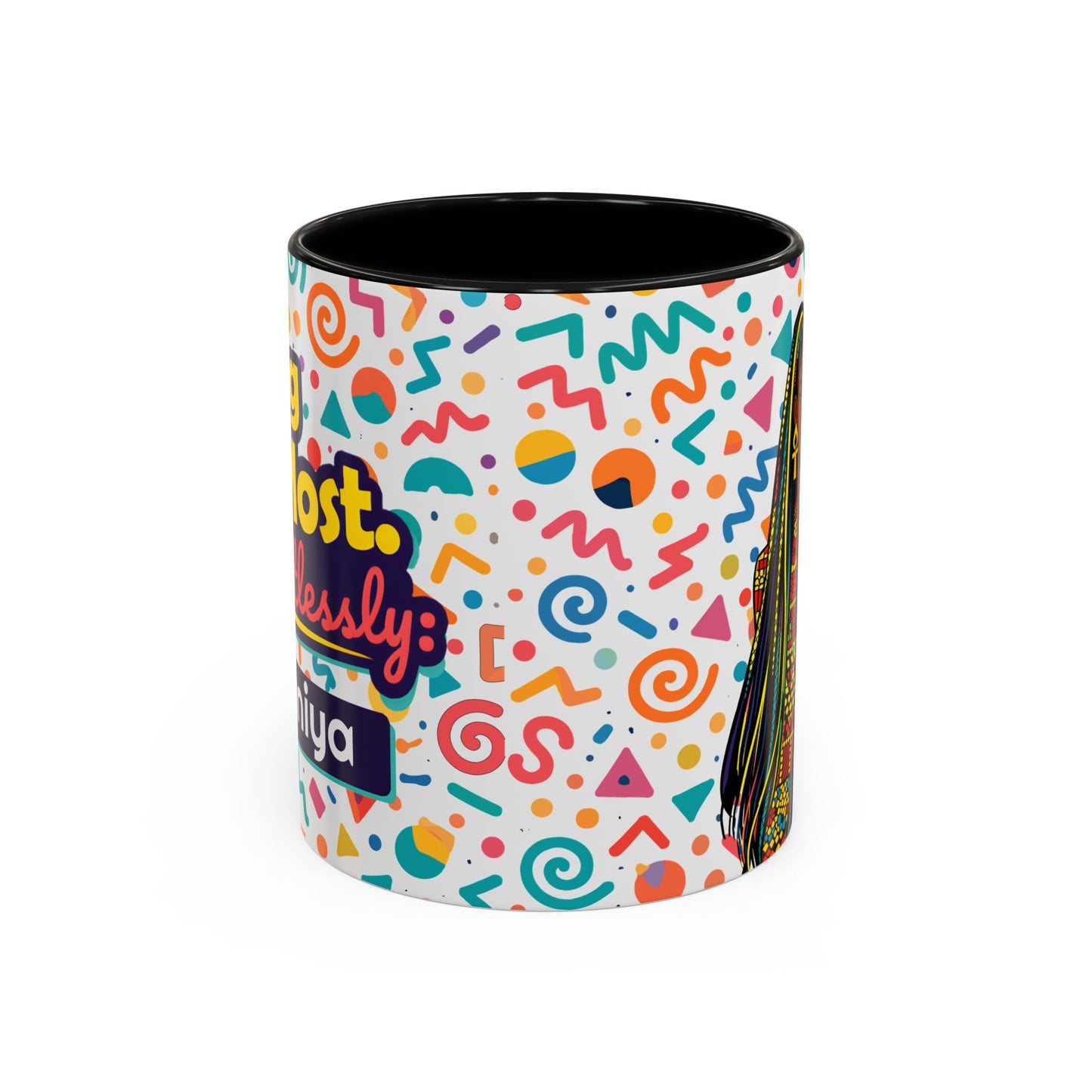 Personalized,  Doing the Most, Effortlessly Two-Tone Ceramic Mug  (6 Colors , 11oz & 15oz)