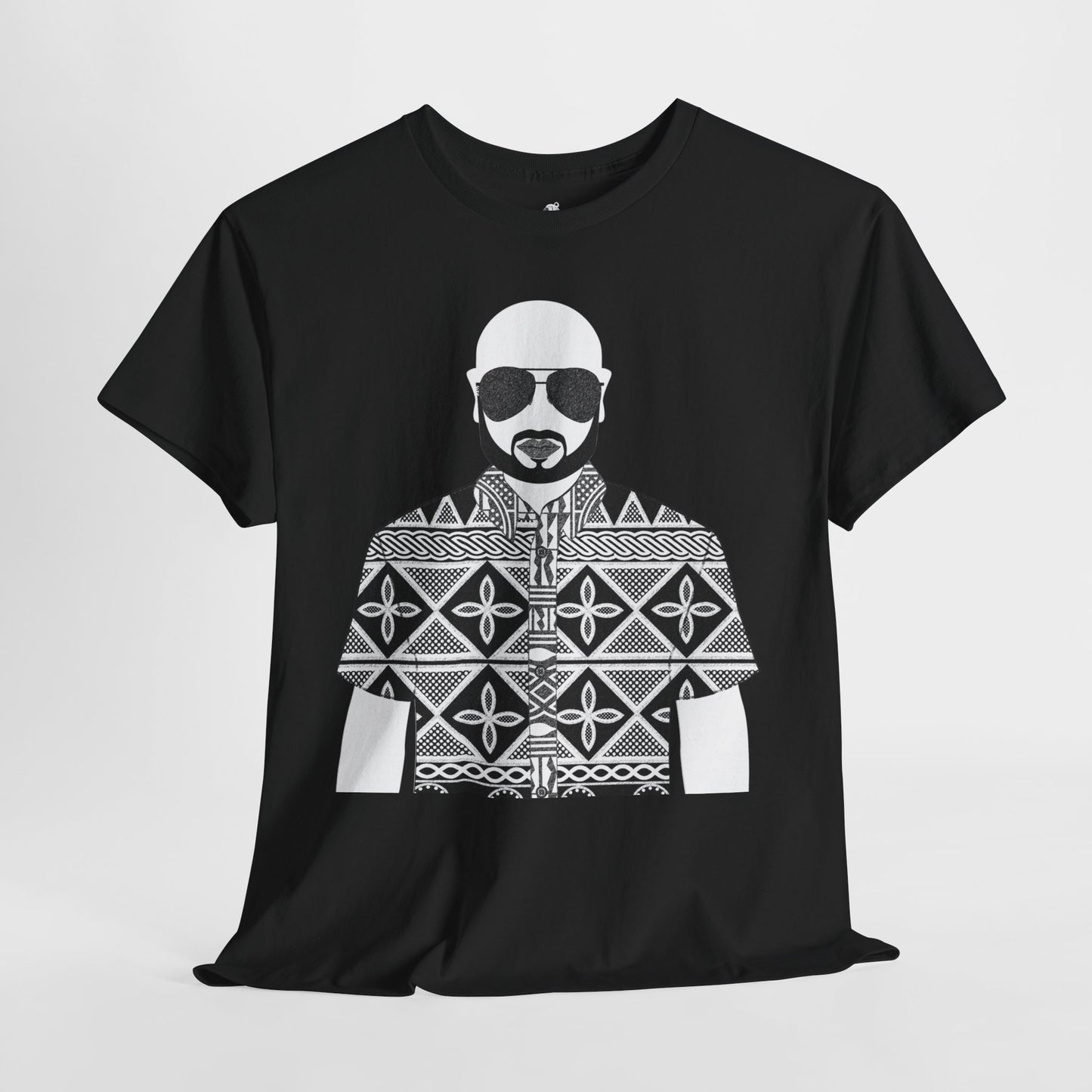 Le Monsieur(BW) in Toghu Unisex Heavy Cotton Tee
