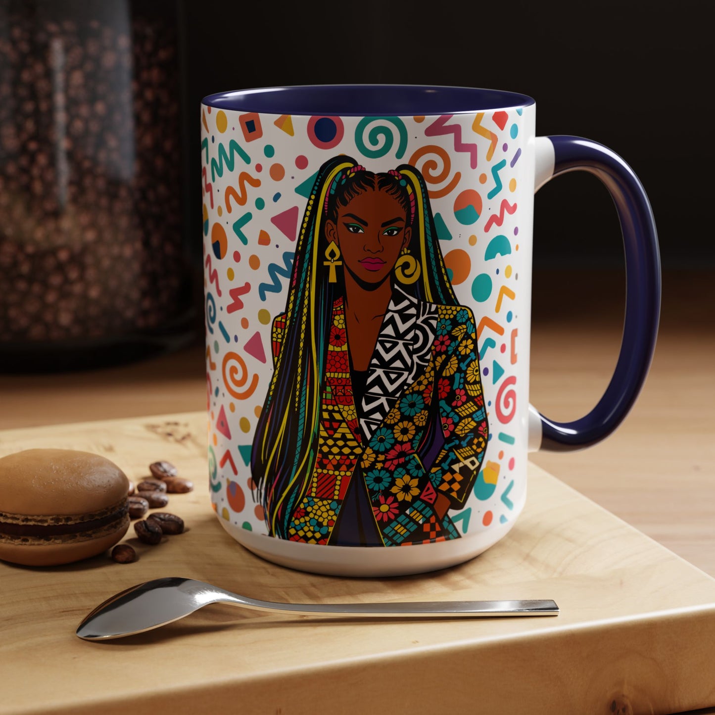 Personalized,  Doing the Most, Effortlessly Two-Tone Ceramic Mug  (6 Colors , 11oz & 15oz)
