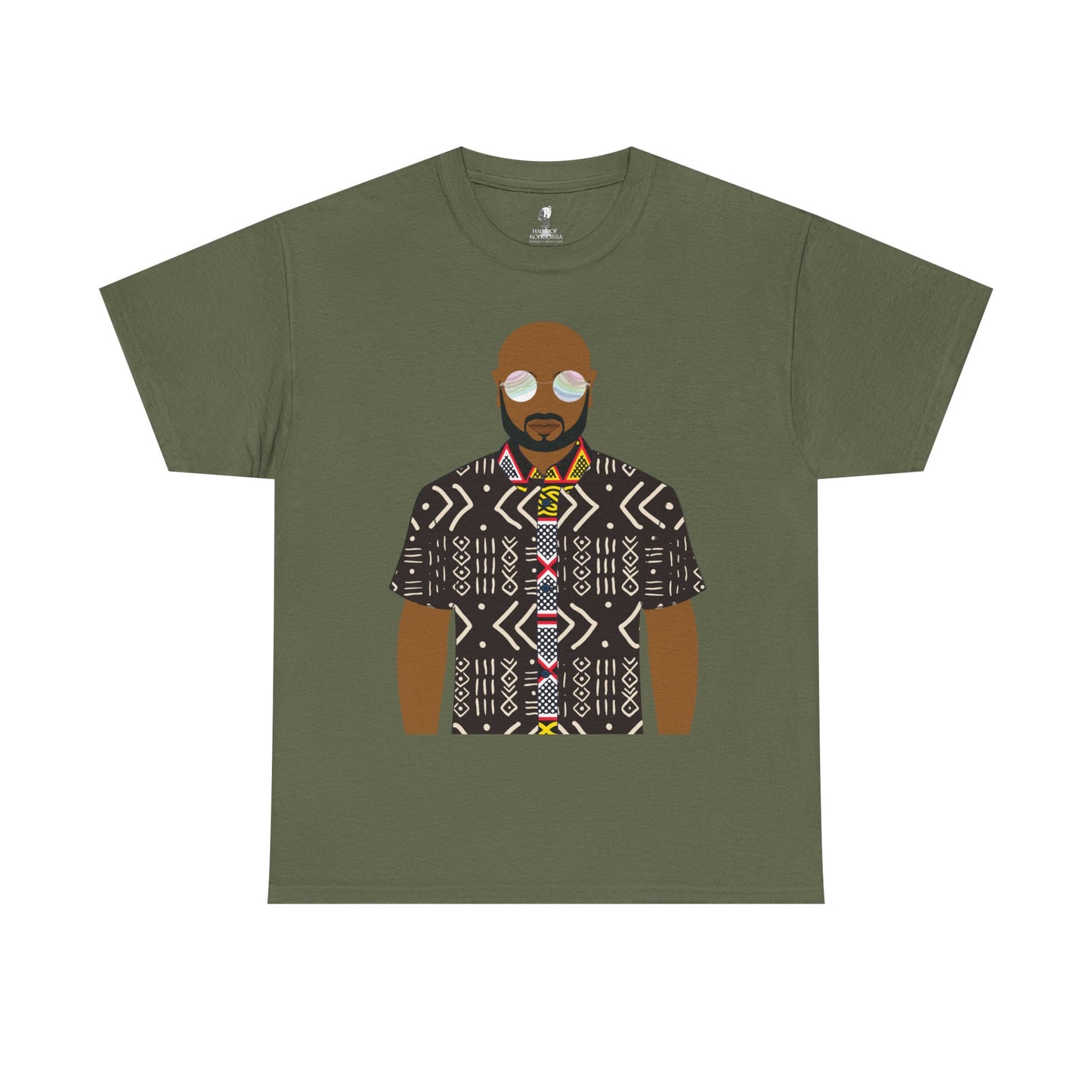 Le Monsieur Mudcloth Unisex Heavy Cotton Tee