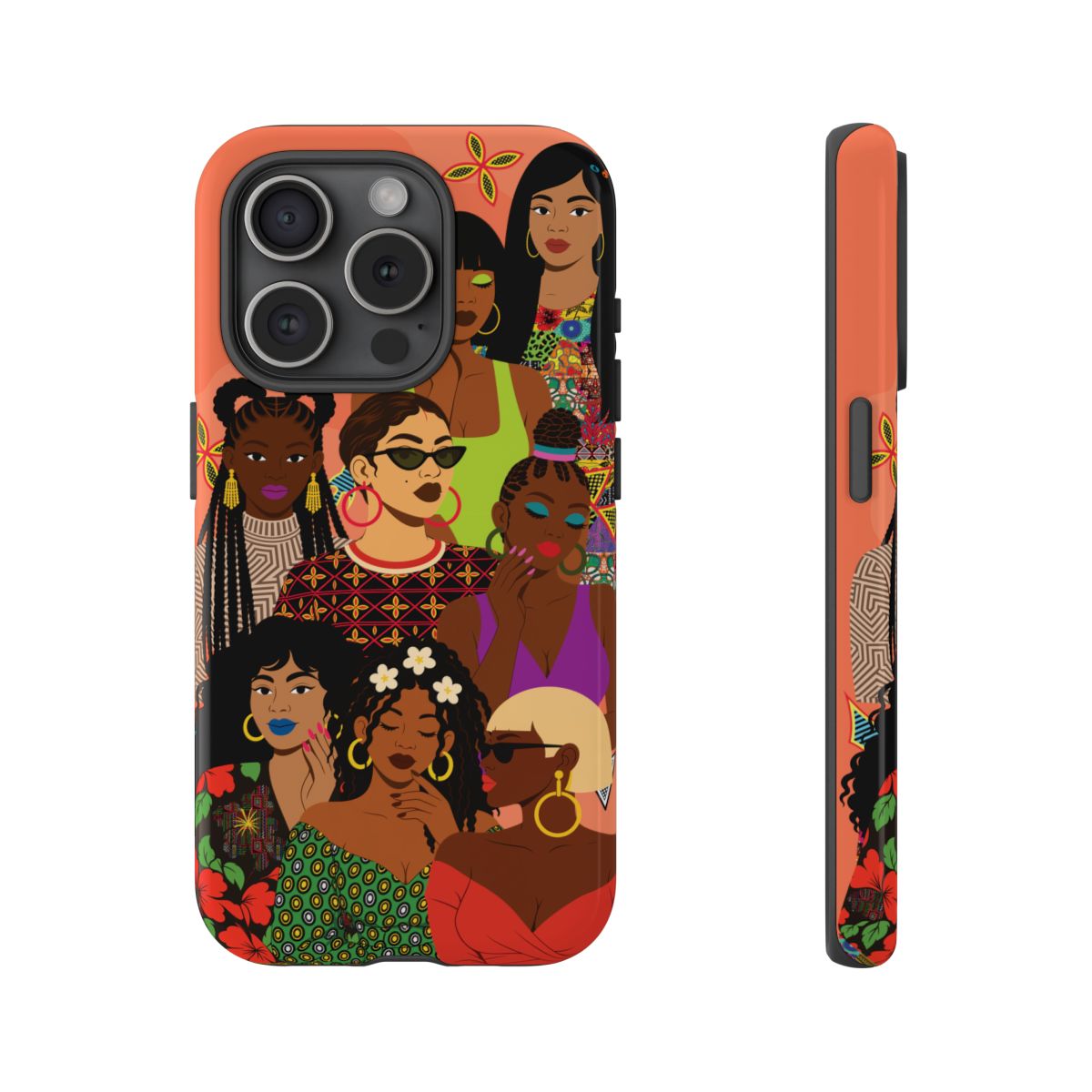 Black Girl Magic Collage Phone Case, African Art Design, Stylish Protective Cover for Samsung and iPhone, Unique Accessory, Gift Idea