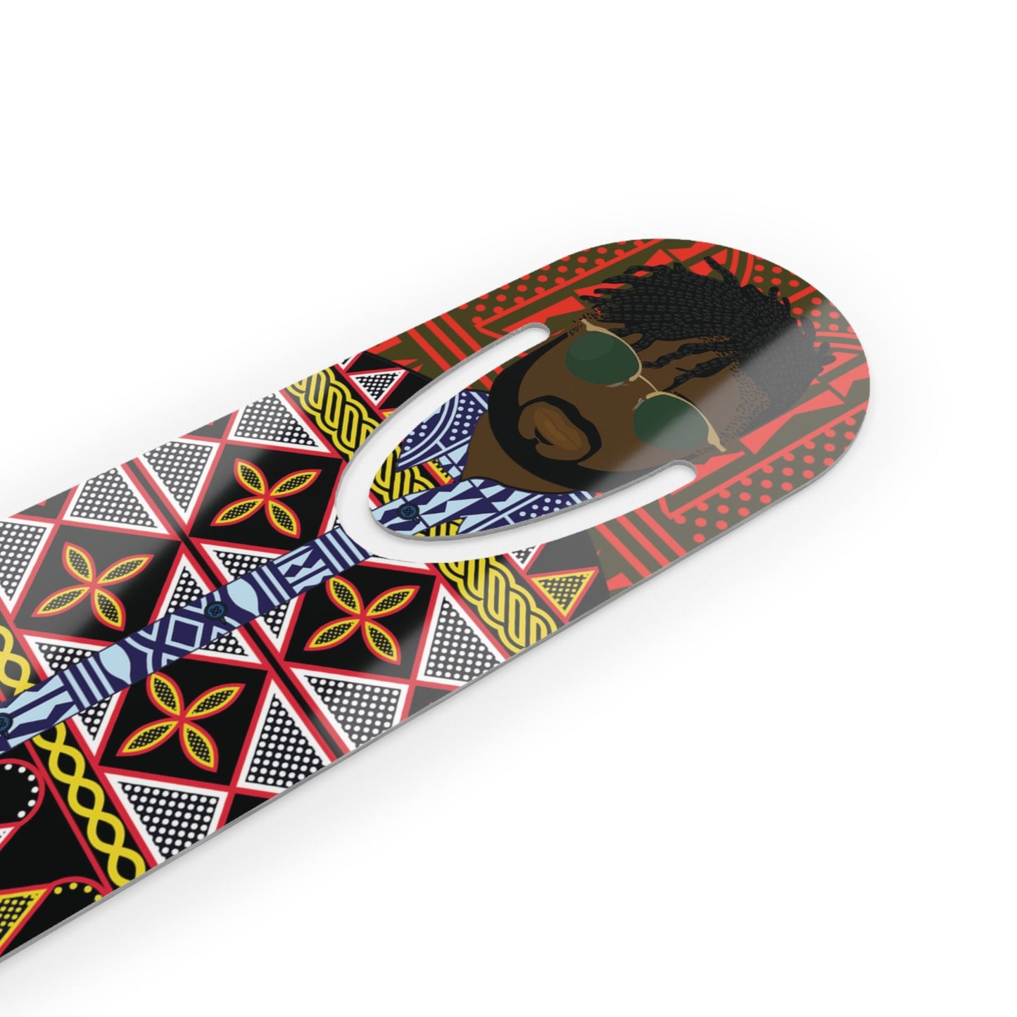 Pascale in Toghu Print Bookmark for avid quirky readers