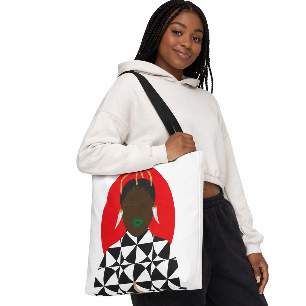 Sunny Babe Canvas Tote bag with Cotton Handles