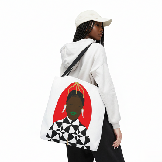 Sunny Babe Canvas Tote bag with Cotton Handles