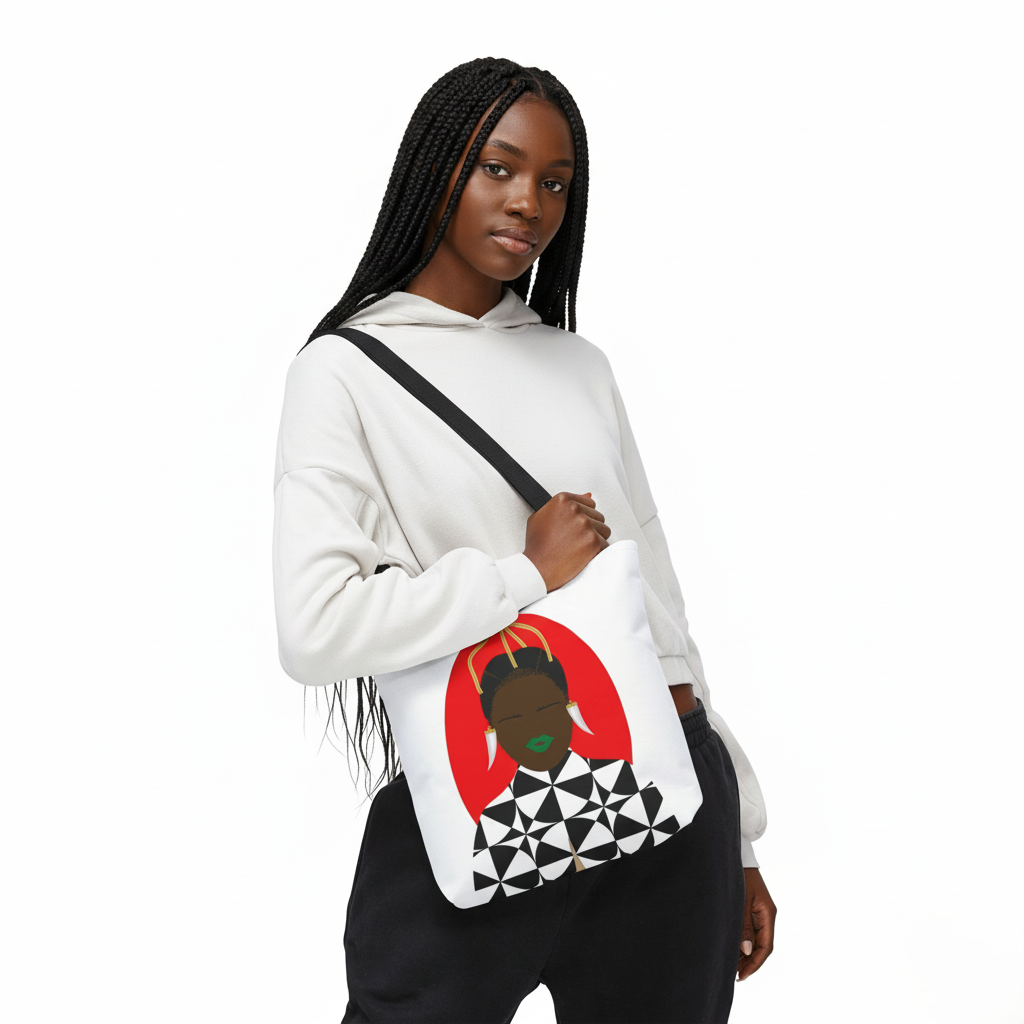 Sunny Babe Canvas Tote bag with Cotton Handles