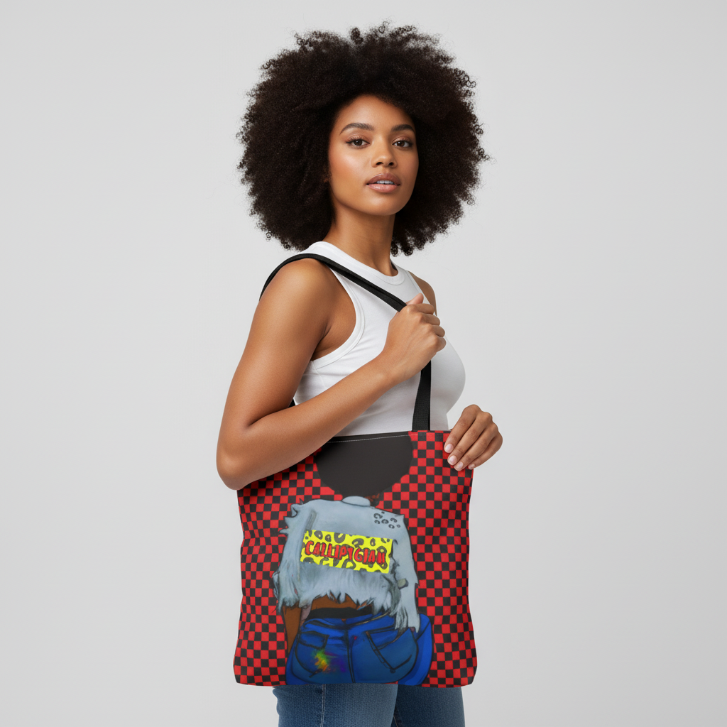 Callipygian Girl and Don't Touch my Hair Two-Sided Tote Bag (AOP)