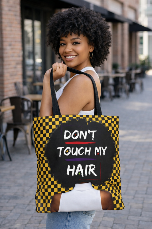 Callipygian Girl and Don't Touch my Hair Two-Sided Tote Bag (AOP)