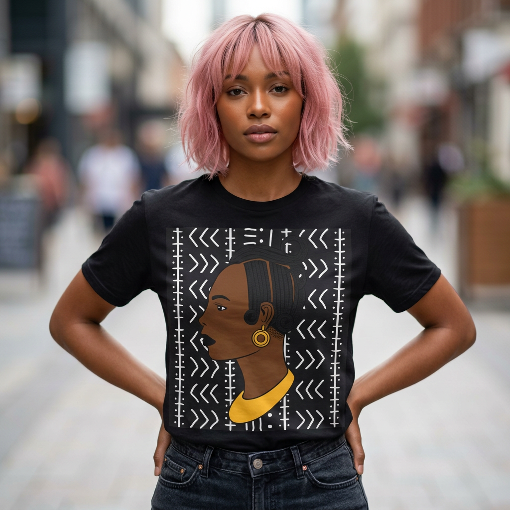 Lady Kongossa on BW Ndop Unisex Softstyle T-Shirt