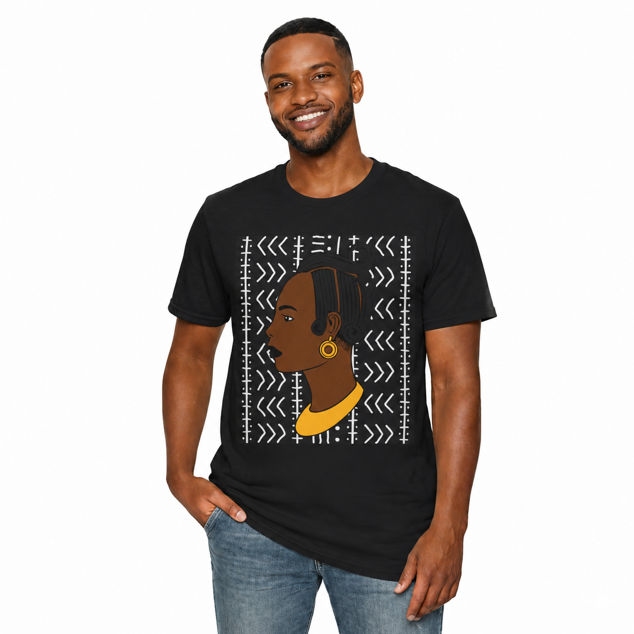 Lady Kongossa on BW Ndop Unisex Softstyle T-Shirt
