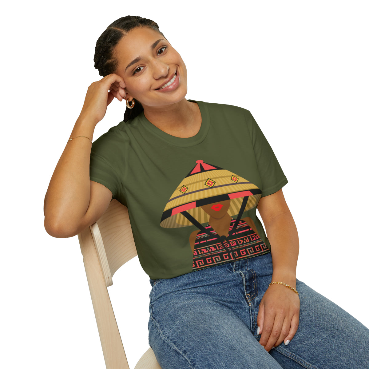 Fulani Girl(Color) Unisex Softstyle T-Shirt