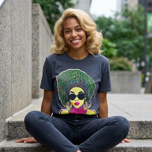 Madame Headtie(Color)  -  Unisex Softstyle T-Shirt