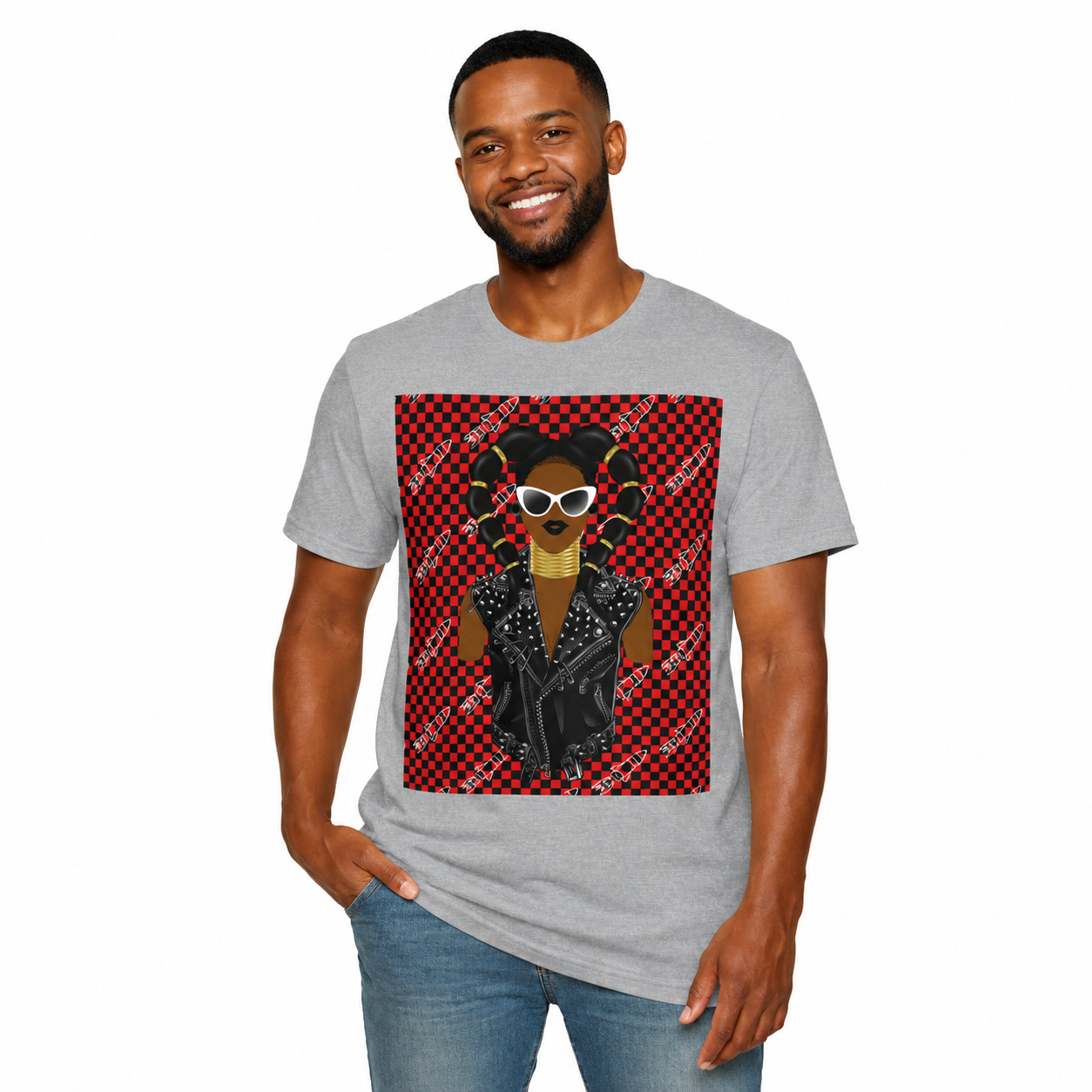 Horn Lady Rockette Unisex Heavy Cotton Tee