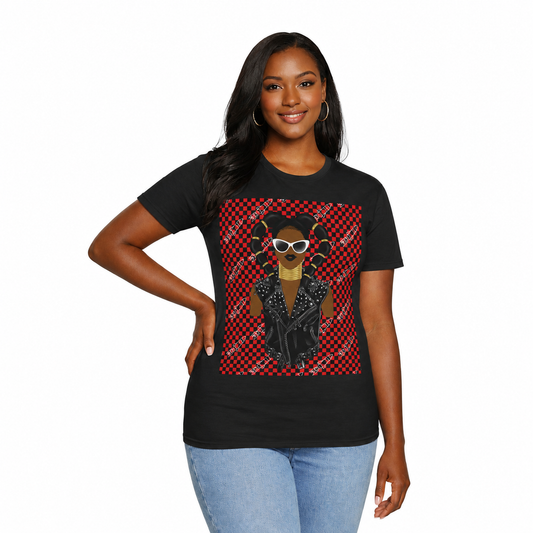 Horn Lady Rockette Unisex Heavy Cotton Tee