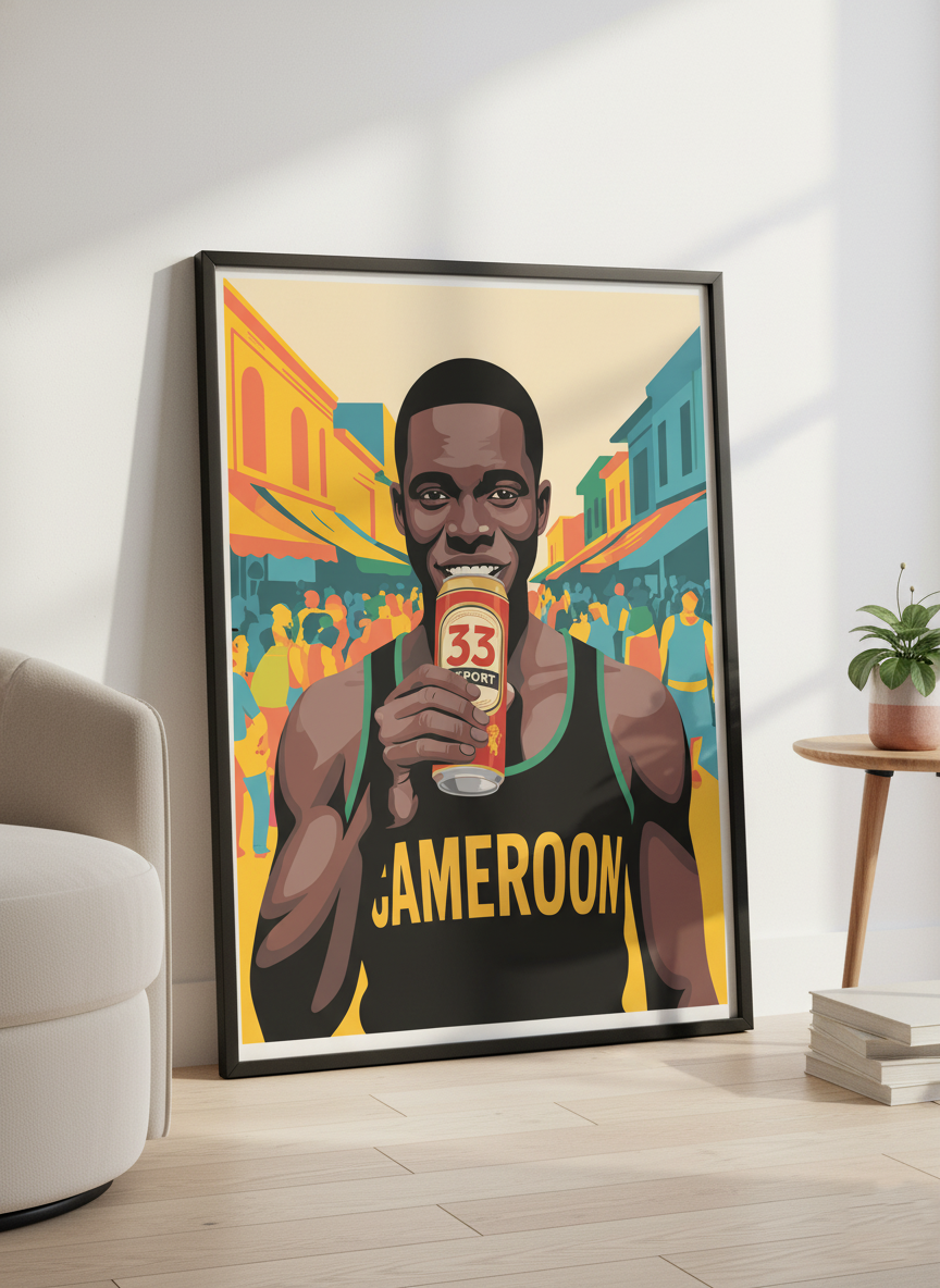 Beer Lover Satin Poster, Kitchen Wall Art,