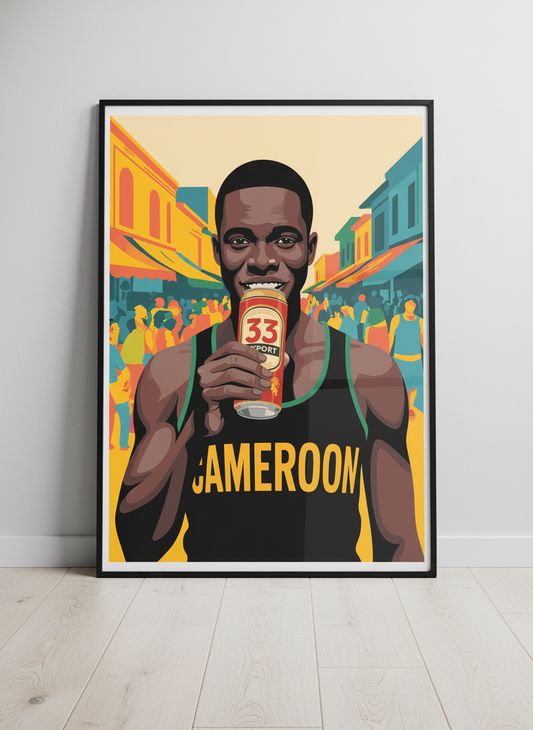 Beer Lover Satin Poster, Kitchen Wall Art,