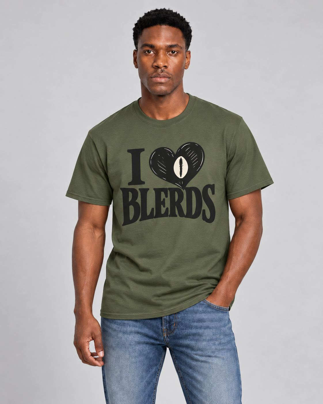 I Heart Blerds Unisex Heavy Cotton T-Shirt | Nerd Pride Tee, Geek Culture
