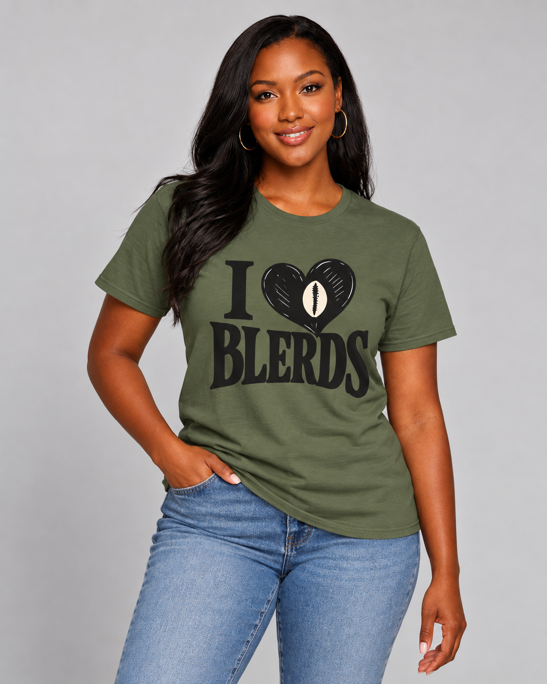 I Heart Blerds Unisex Heavy Cotton T-Shirt | Nerd Pride Tee, Geek Culture