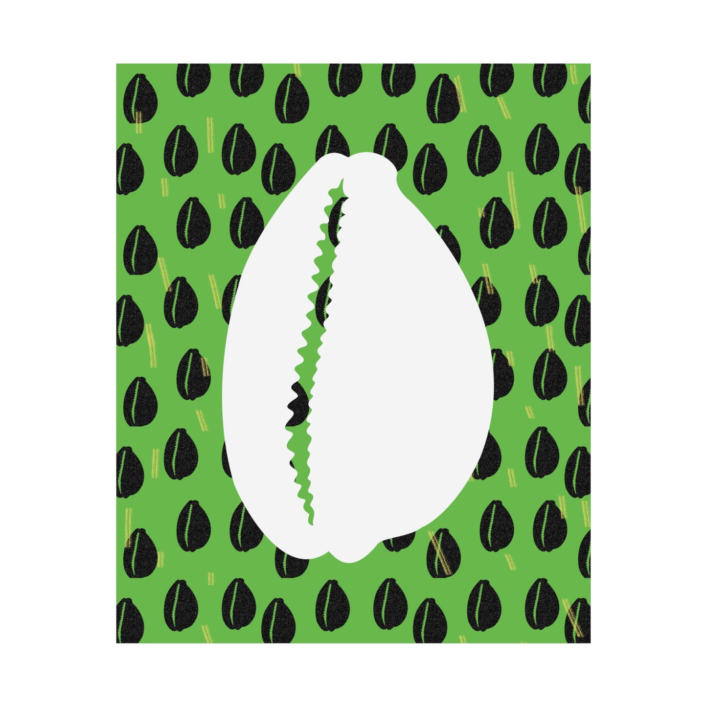 Currency Exchange - Cowries Green Premium Matte Vertical Posters