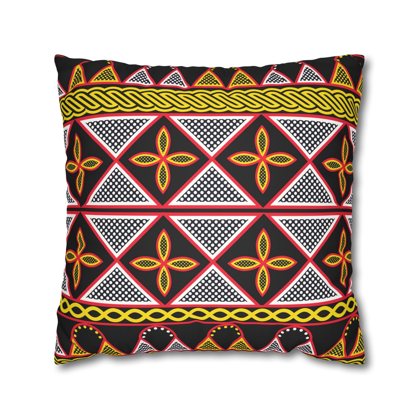 Yellow Toghu Pillow Casecase, Home Decor, African Print Throw Pillow Case, Square Accent Cushion, Living Room, Bedroom, Sofa Accessories