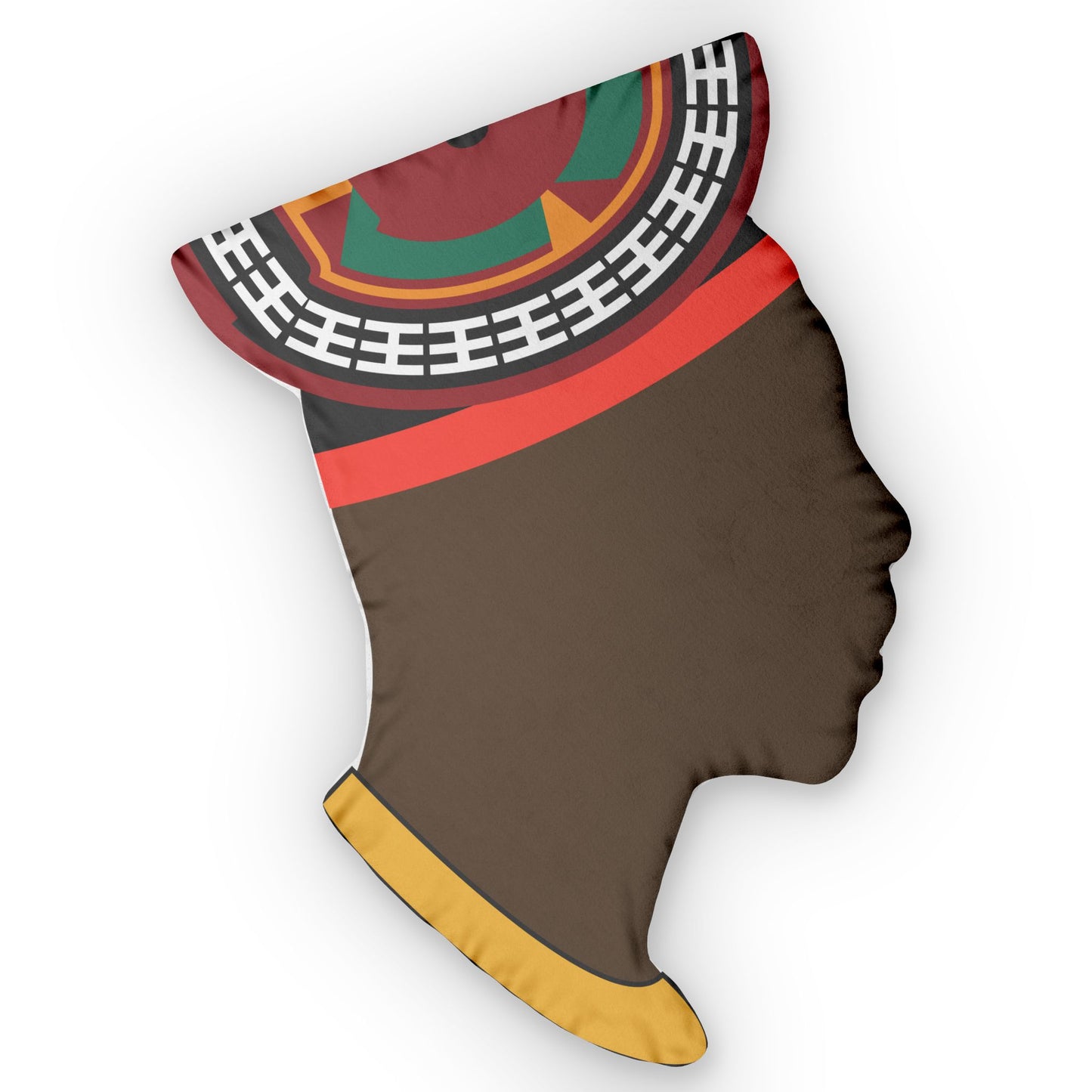 Custom Shaped Pillow, Man in Bamenda Hat