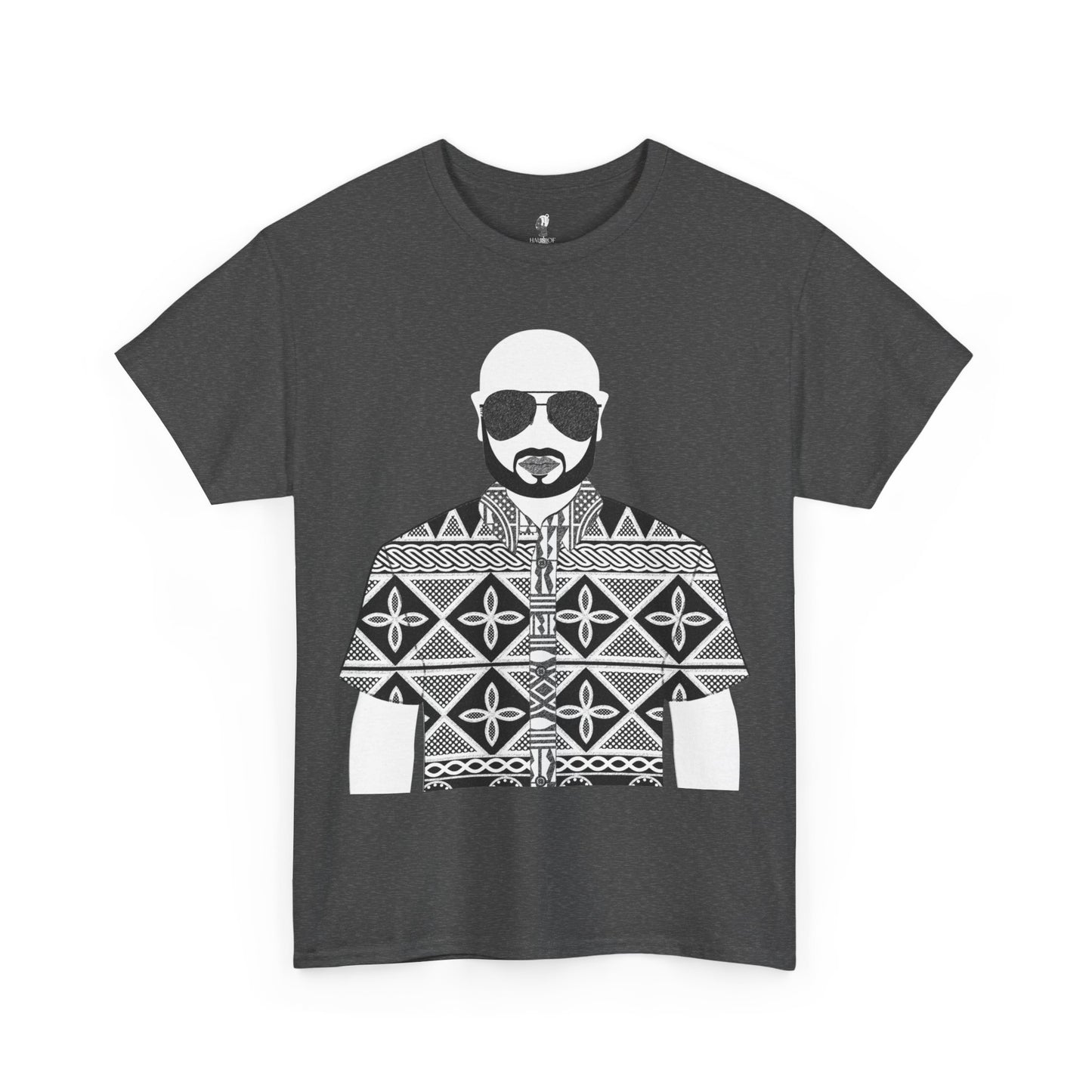Le Monsieur(BW) in Toghu Unisex Heavy Cotton Tee