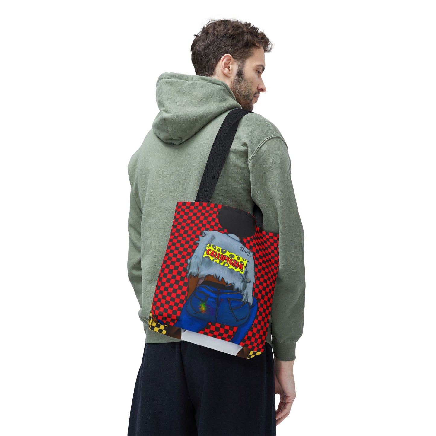 Callipygian Girl and Don't Touch my Hair Two-Sided Tote Bag (AOP)