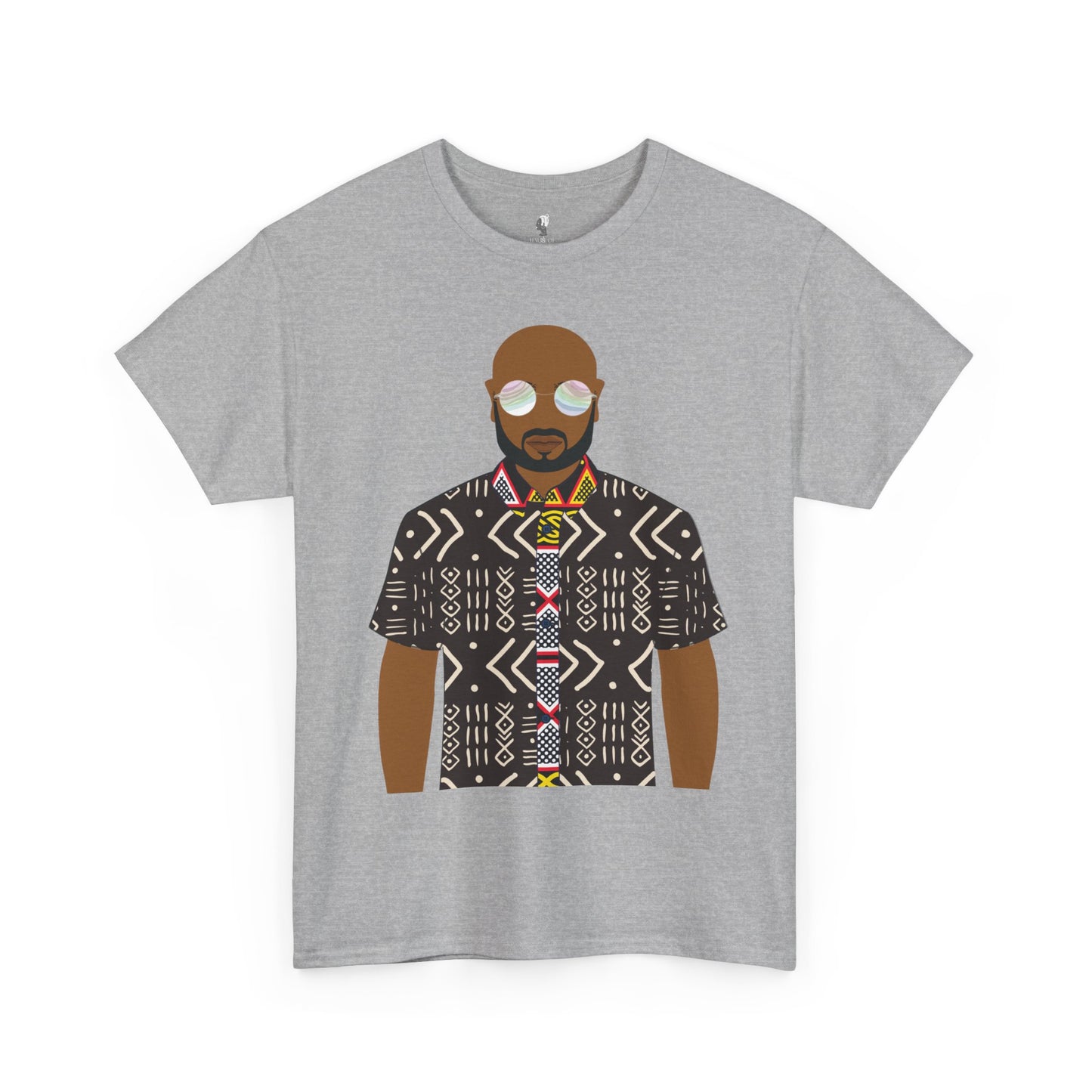 Le Monsieur Mudcloth Unisex Heavy Cotton Tee